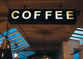 Coffee Interior Signs for Business