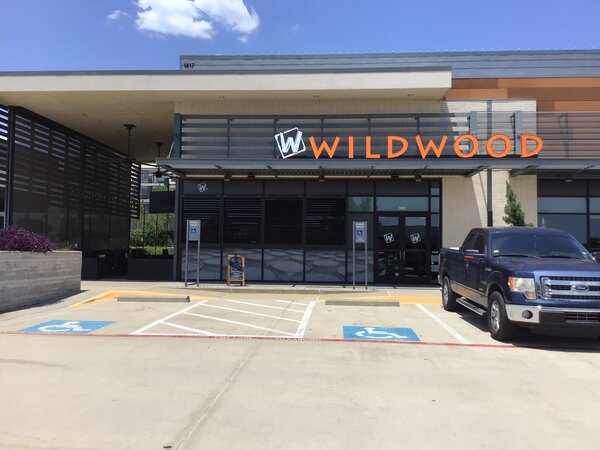 Channel letters of Wildwood signs by Dallas Sign Company
